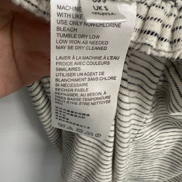 Free People This Is Your Sunday Striped Cutout Jumpsuit Size S Grey/White - Picture 8 of 13